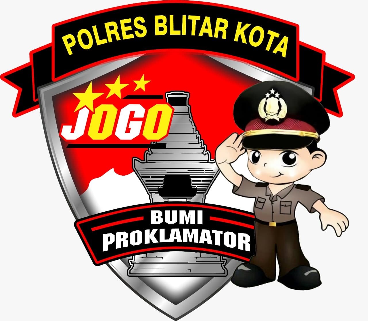 logo polres kota blitar